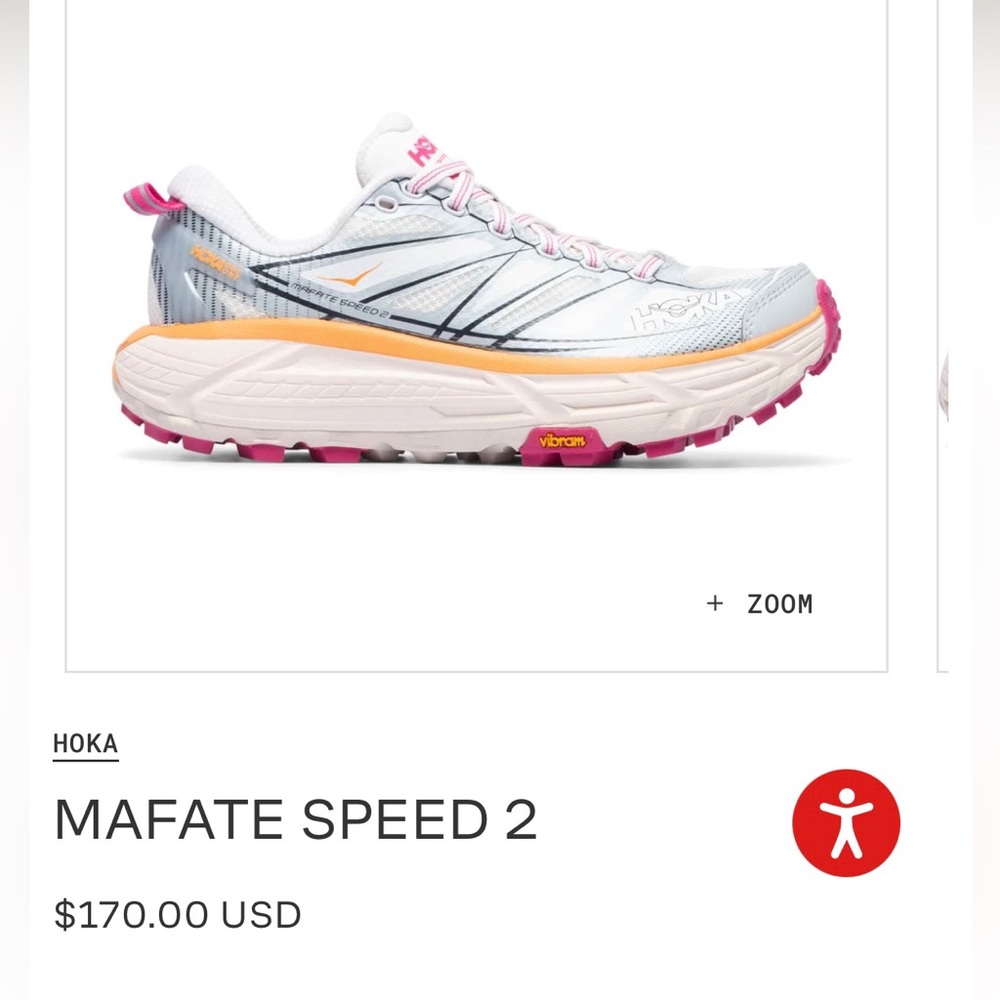 Brand new women’s Hoka One One Mafate Speed 2 hiking shoes